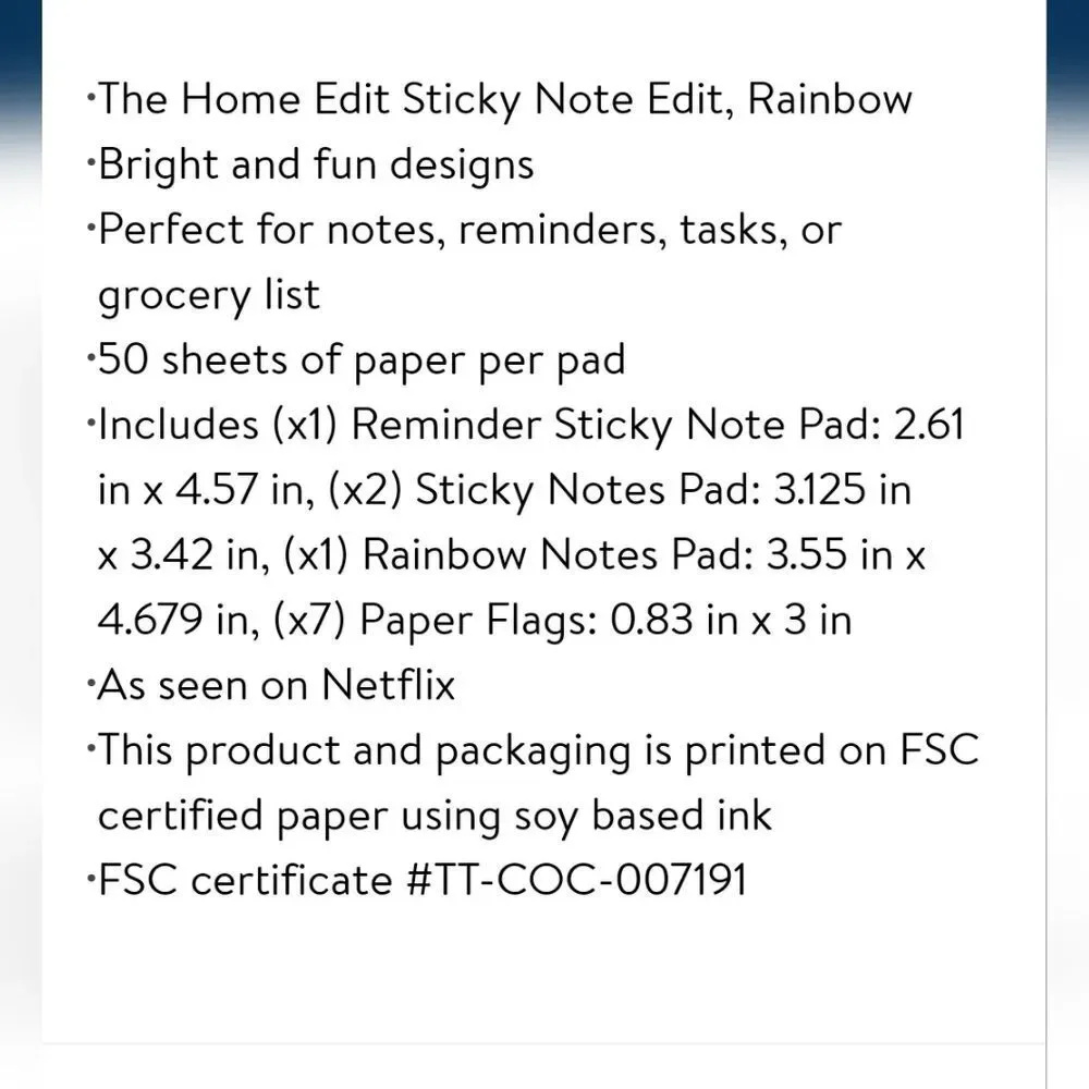 The Home‎ Edit Sticky Notes Edit Rainbow